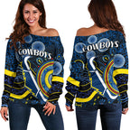 cowboys-rugby-women-off-shoulder-sweater-aboriginal-dots-version