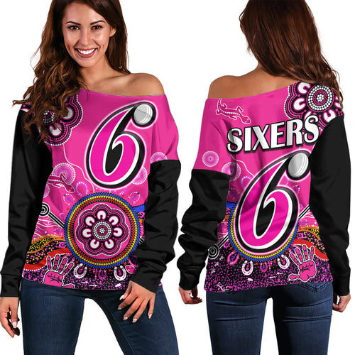 sydney-sixers-women-off-shoulder-sweater-cricket-indigenous-aboriginal-lizard-version