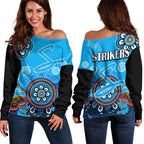 adelaide-strikers-women-off-shoulder-sweater-cricket-indigenous-aboriginal-lizard-version