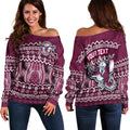 custom-personalised-manly-warringah-maroon-sea-eagles-christmas-vibe-women-off-shoulder-sweater