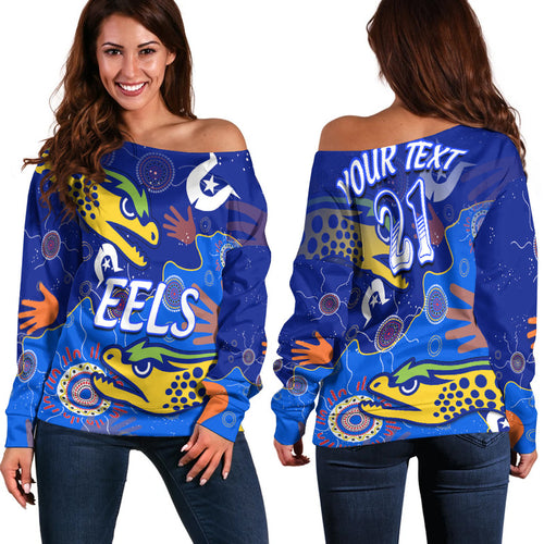 custom-text-and-number-parramatta-eels-naidoc-week-women-off-shoulder-sweater-torres-strait-eels-aboriginal