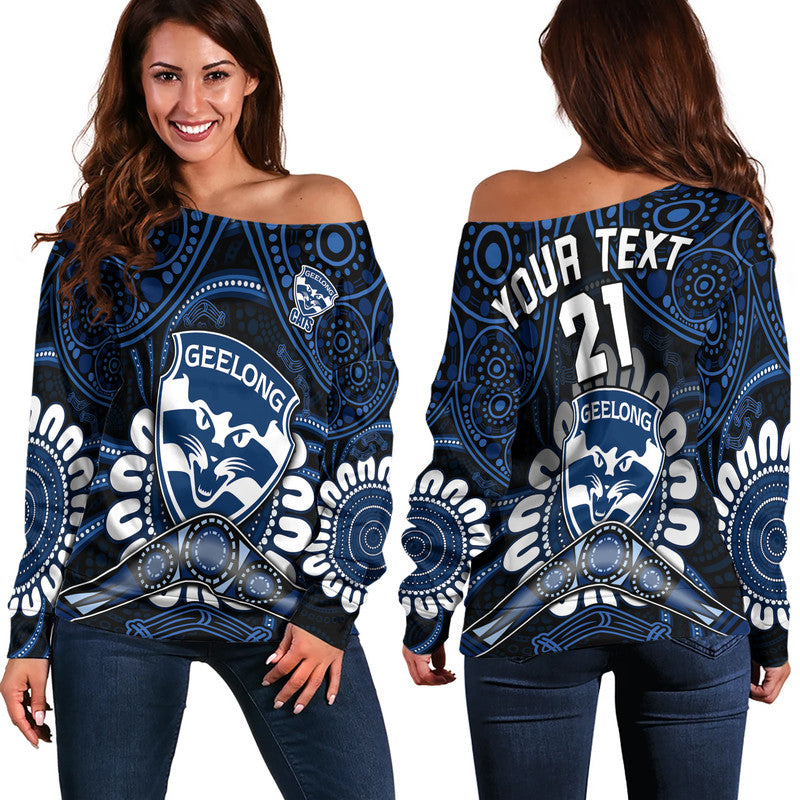 custom-personalised-cats-football-women-off-shoulder-sweater-boomerang-indigenous-dots