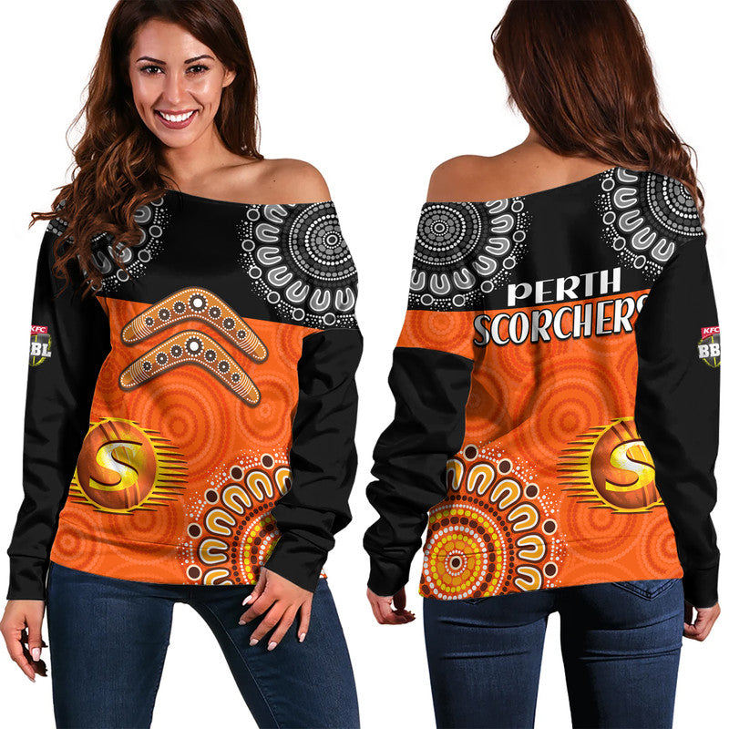 perth-scorchers-cricket-women-off-shoulder-sweater-aboriginal-double-boomerang