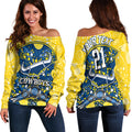 custom-personalised-cowboys-rugby-women-off-shoulder-sweater-boomerang-indigenous-dots