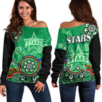 melbourne-stars-women-off-shoulder-sweater-cricket-indigenous-aboriginal-lizard-version