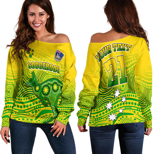 custom-personalised-australia-aboriginal-soccer-women-off-shoulder-sweater-kangaroo-socceroos-art-style