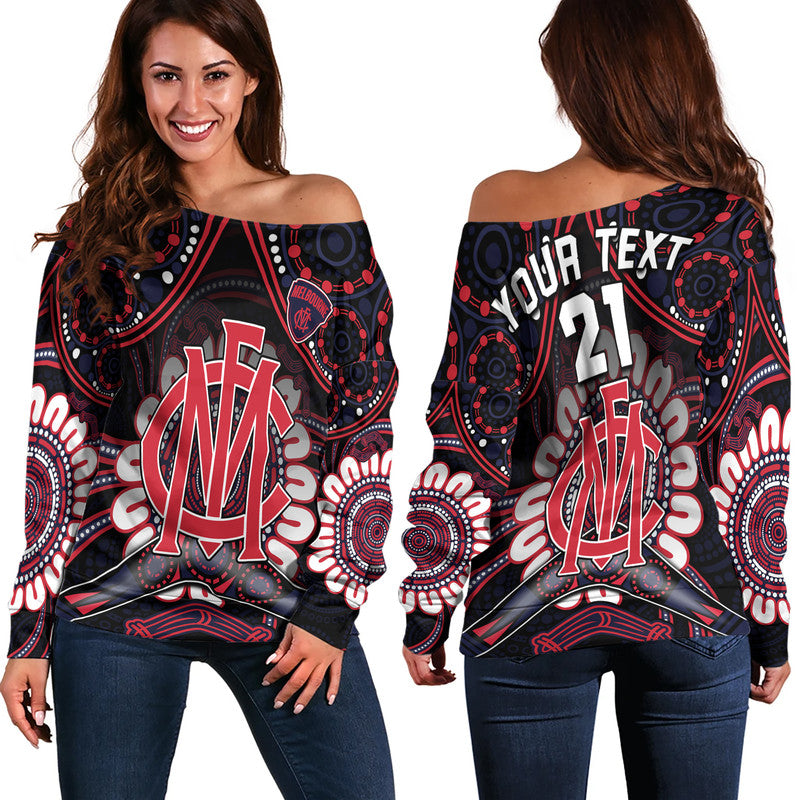 custom-personalised-demons-football-women-off-shoulder-sweater-boomerang-indigenous-dots