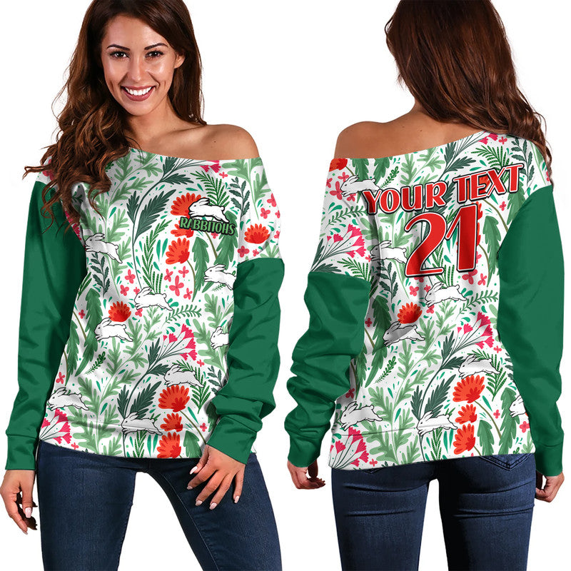 custom-personalised-rabbitohs-poppy-flowers-field-women-off-shoulder-sweater