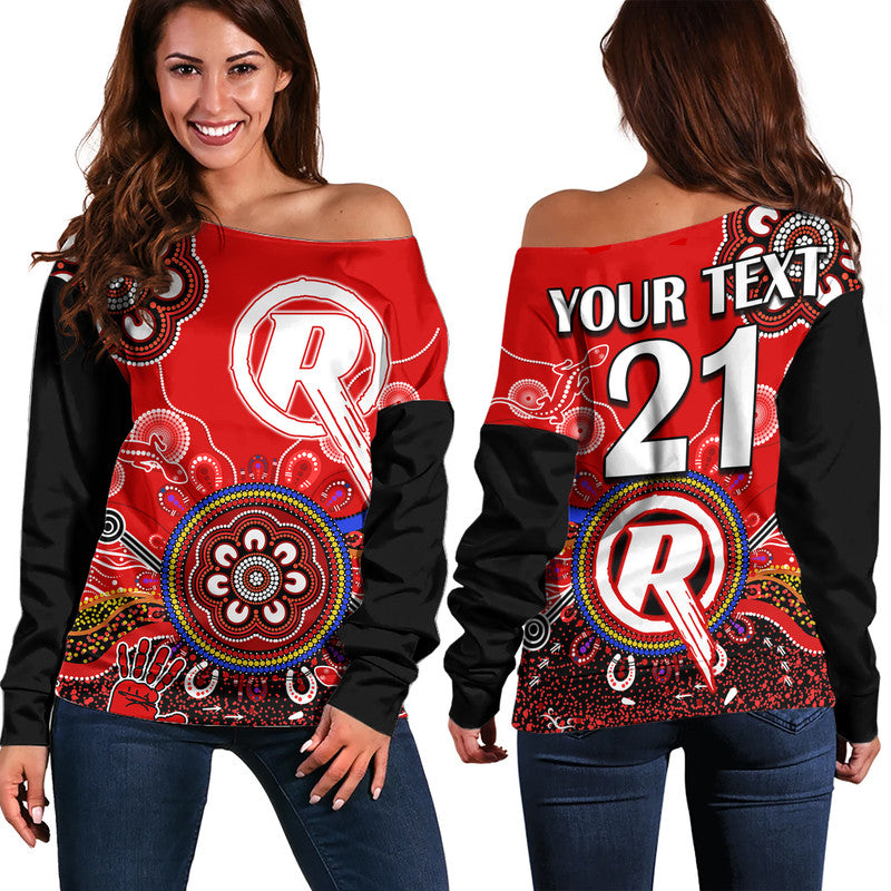 custom-personalised-melbourne-renegades-women-off-shoulder-sweater-cricket-indigenous-aboriginal-lizard-version