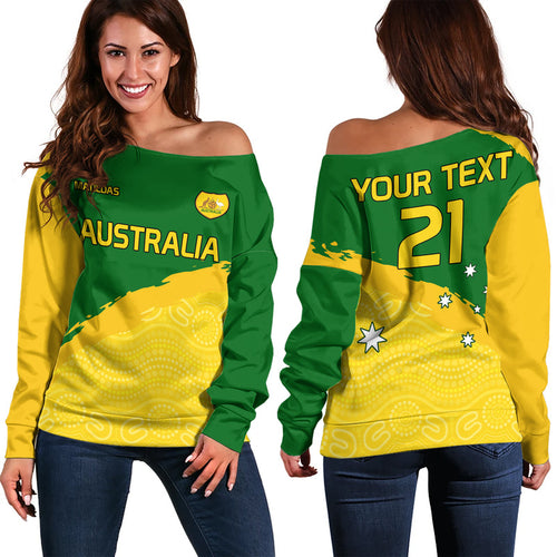 custom-personalised-australia-soccer-women-off-shoulder-sweater-world-cup-football-matildas-female-socceroos
