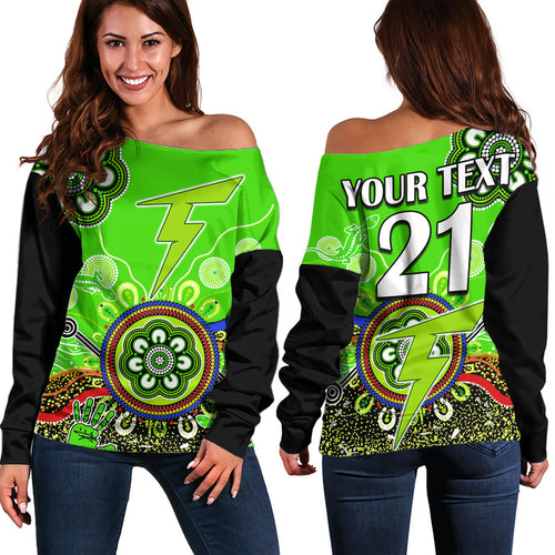 custom-personalised-sydney-thunder-women-off-shoulder-sweater-cricket-indigenous-aboriginal-lizard-version