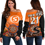 custom-personalised-perth-scorchers-women-off-shoulder-sweater-cricket-indigenous-aboriginal-lizard-version