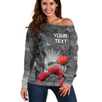 custom-personalised-remembrance-day-women-off-shoulder-sweater-soldier-australian-army-rising-sun-with-red-poppy