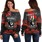 custom-personalised-magpies-football-anzac-women-off-shoulder-sweater-lest-we-forget