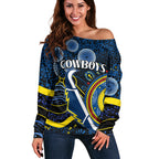 custom-personalised-cowboys-rugby-women-off-shoulder-sweater-aboriginal-dots-version