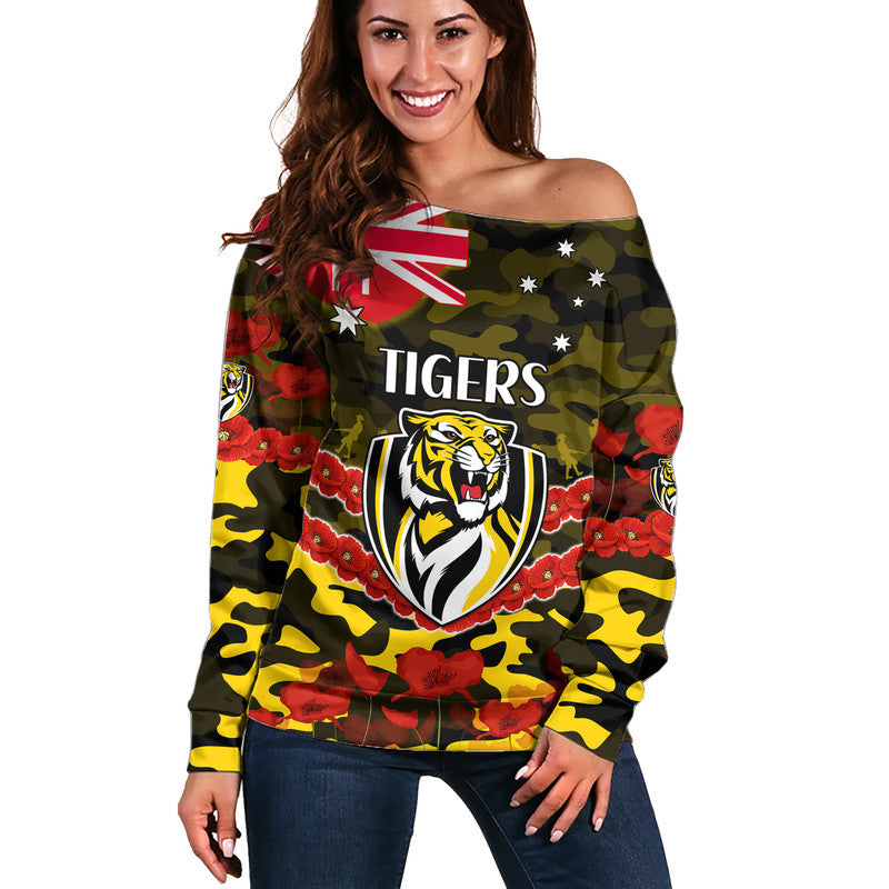 custom-personalised-richmond-tigers-football-anzac-women-off-shoulder-sweater-lest-we-forget