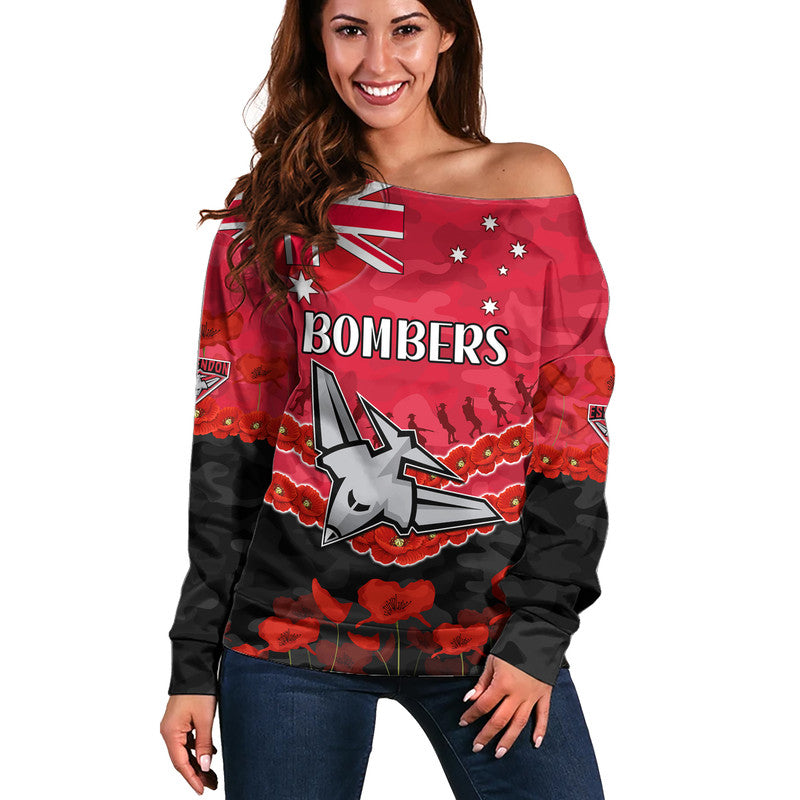 bombers-football-anzac-women-off-shoulder-sweater-lest-we-forget