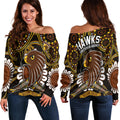 hawks-football-women-off-shoulder-sweater-boomerang-indigenous-dots