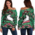 south-sydney-indigenous-rabbitohs-dot-art-style-women-off-shoulder-sweater