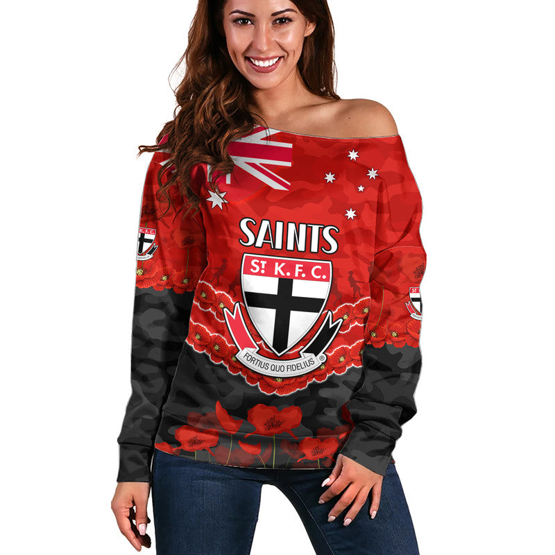 custom-personalised-st-kilda-saints-football-anzac-women-off-shoulder-sweater-lest-we-forget
