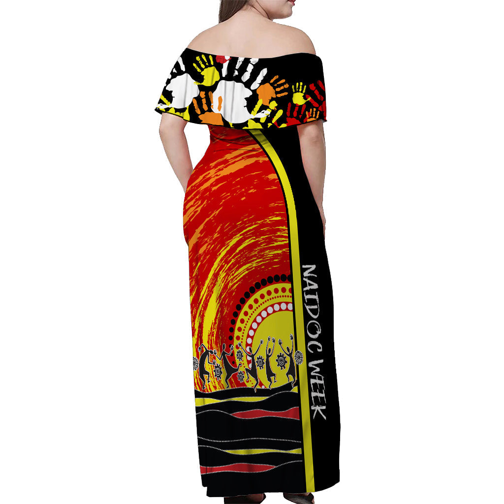 custom-personalised-aboriginal-naidoc-week-2022-off-shoulder-long-dress-get-up-stand-up-show-up