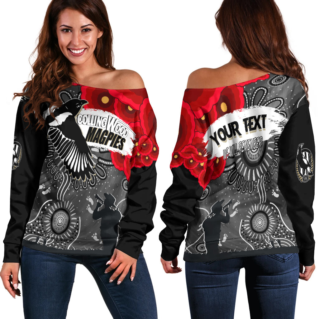 custom-personalised-collingwood-magpies-indigenous-anzac-day-off-shoulder-sweater-we-will-remember