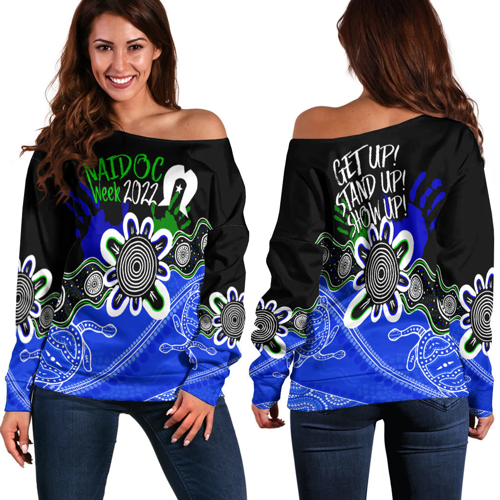 indigenous-torres-straits-naidoc-week-2022-off-shoulder-sweater-turtles-style