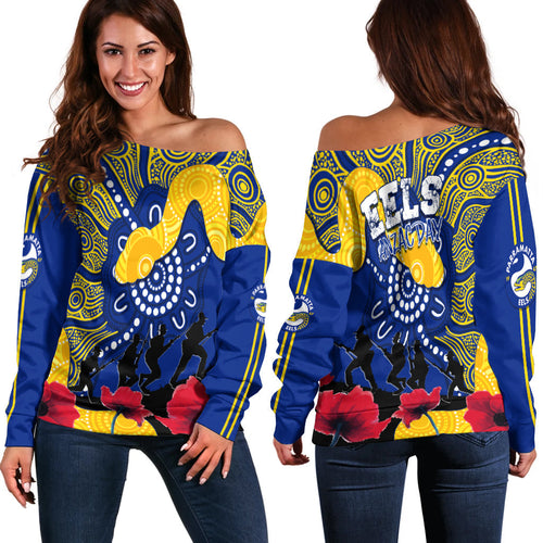 parramatta-eels-rugby-off-shoulder-sweater-anzac-day-aboriginal-arts