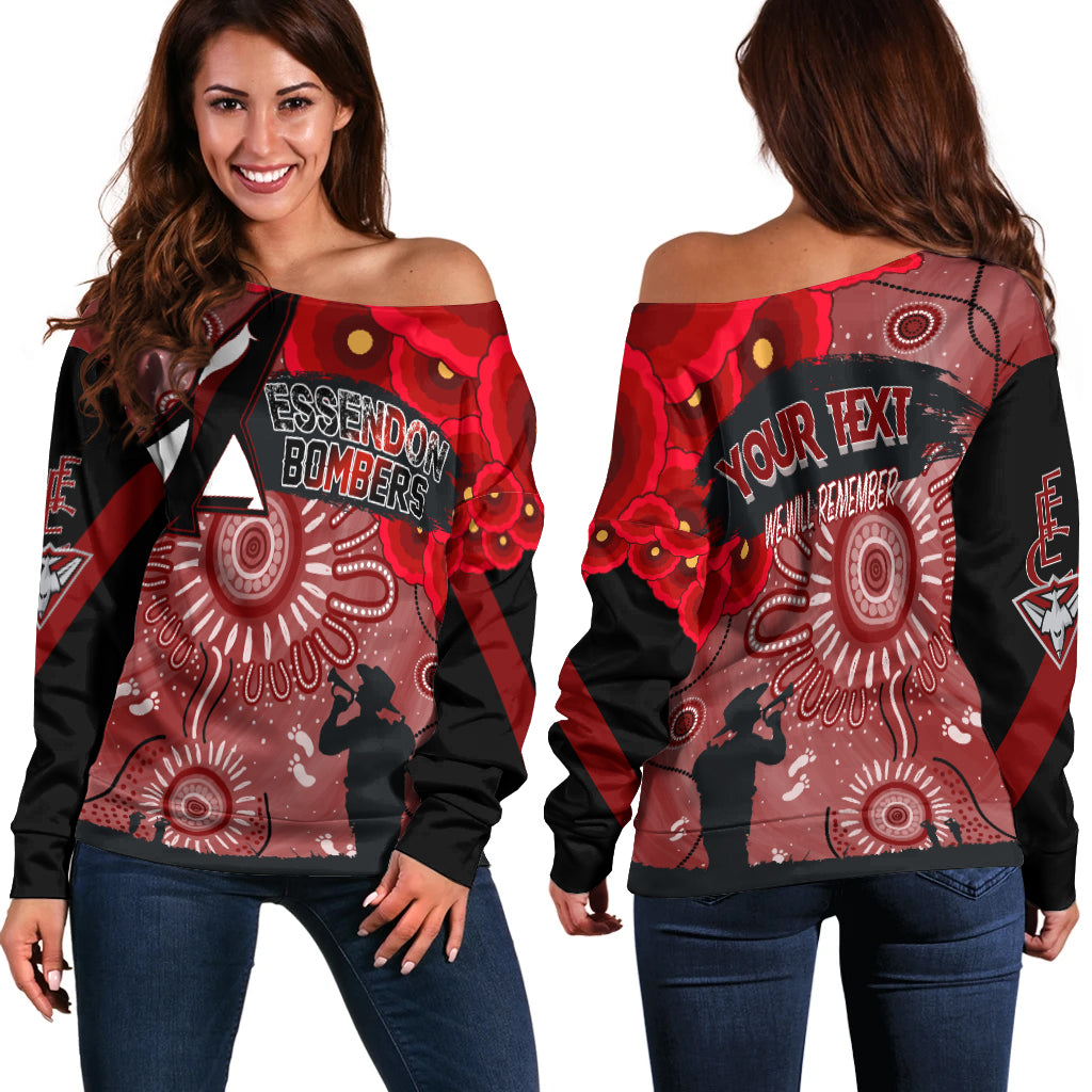 custom-personalised-essendon-bombers-indigenous-anzac-day-off-shoulder-sweater-we-will-remember