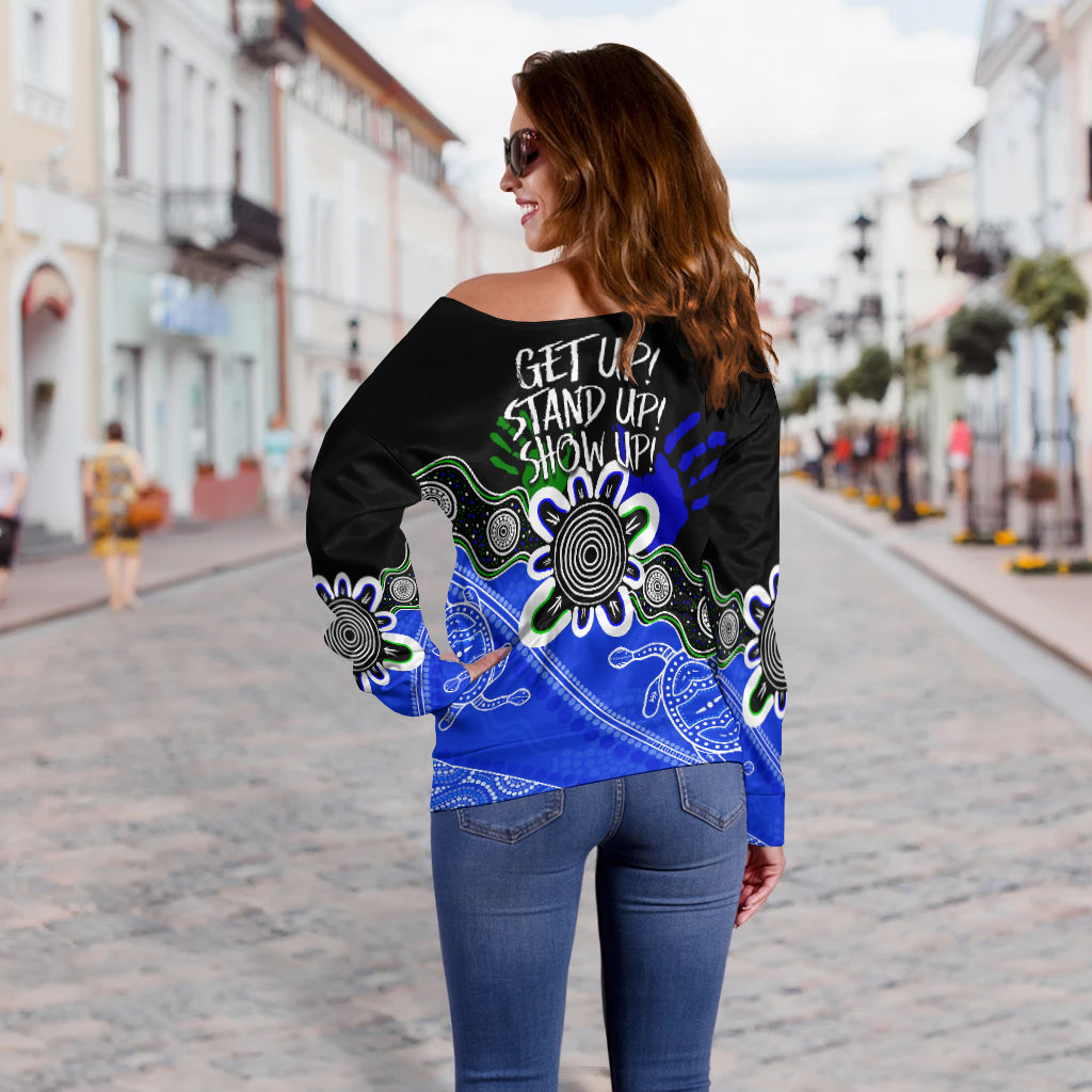 indigenous-torres-straits-naidoc-week-2022-off-shoulder-sweater-turtles-style
