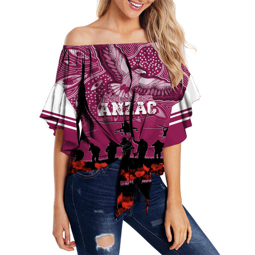 manly-sea-eagles-rugby-off-shoulder-waist-wrap-top-anzac-day-toward-the-new-dawn