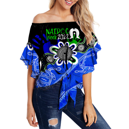 indigenous-torres-straits-naidoc-week-2022-off-shoulder-waist-wrap-top-turtles-style