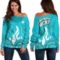 Brisbane Heat Indigenous Aboriginal Arts Women Off Shoulder Sweater LT9