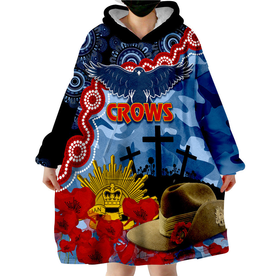 crows-football-anzac-2023-wearable-hoodie-blanket-aboriginal-mix-slouch-hat