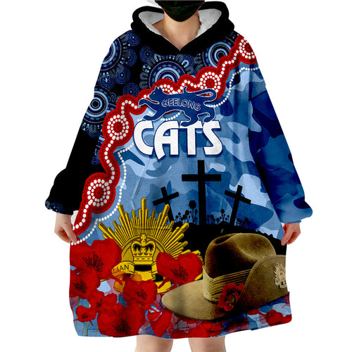 cats-football-anzac-2023-wearable-hoodie-blanket-aboriginal-mix-slouch-hat