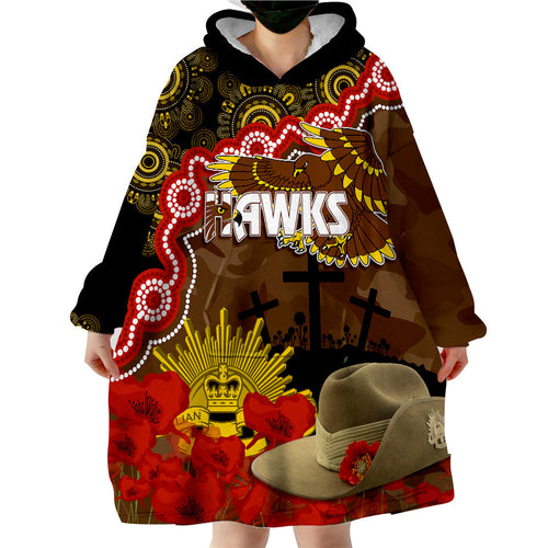 hawks-football-anzac-2023-wearable-hoodie-blanket-aboriginal-mix-slouch-hat