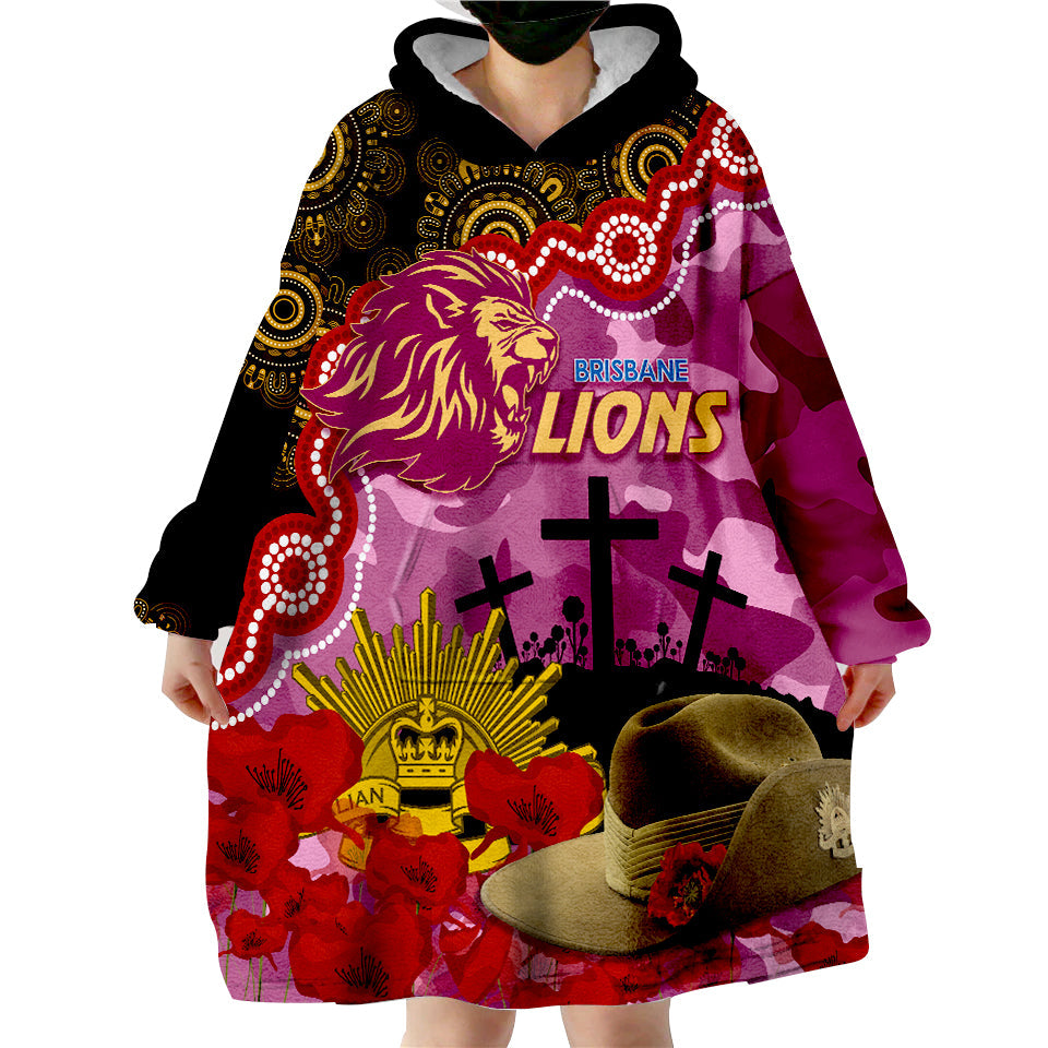 lions-football-anzac-2023-wearable-hoodie-blanket-aboriginal-mix-slouch-hat