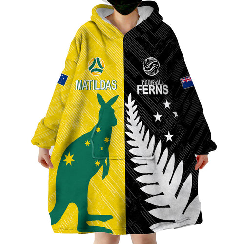 australia-matildas-mix-new-zealand-ferns-world-cup-wearable-hoodie-blanket