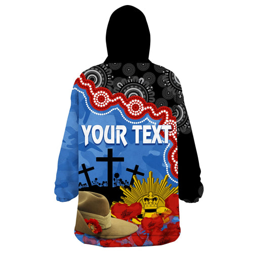 western-bulldogs-football-anzac-2023-wearable-hoodie-blanket-aboriginal-mix-slouch-hat