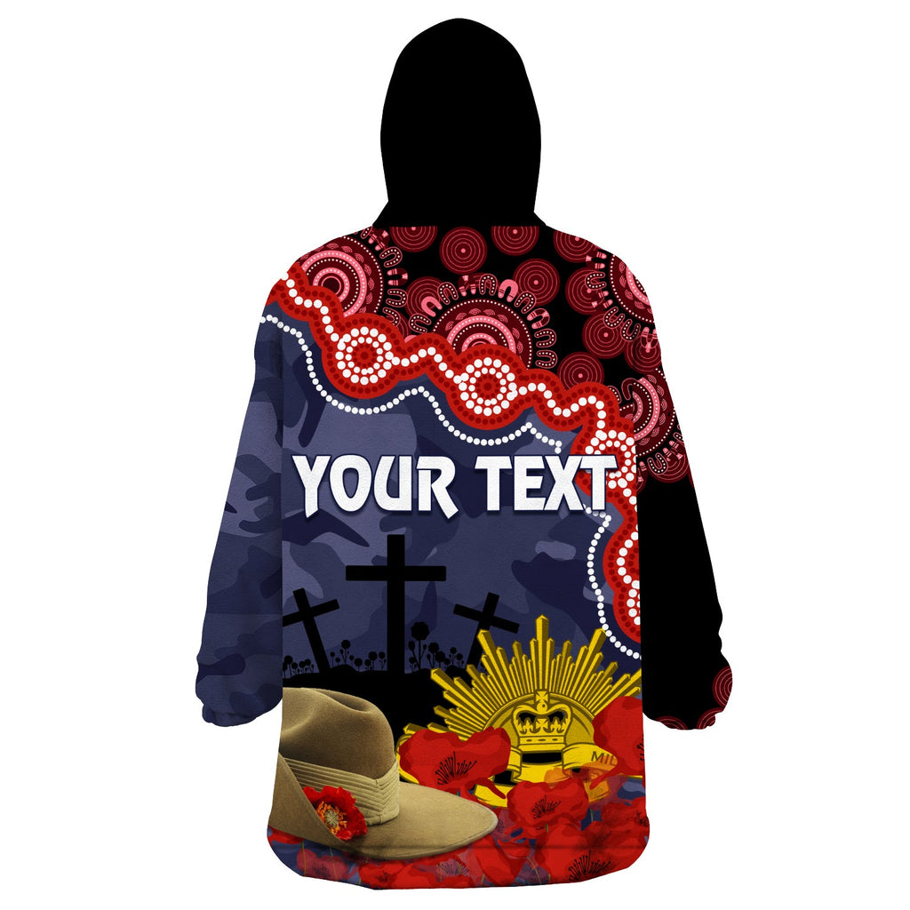 melbourne-dees-football-anzac-2023-wearable-hoodie-blanket-aboriginal-mix-slouch-hat