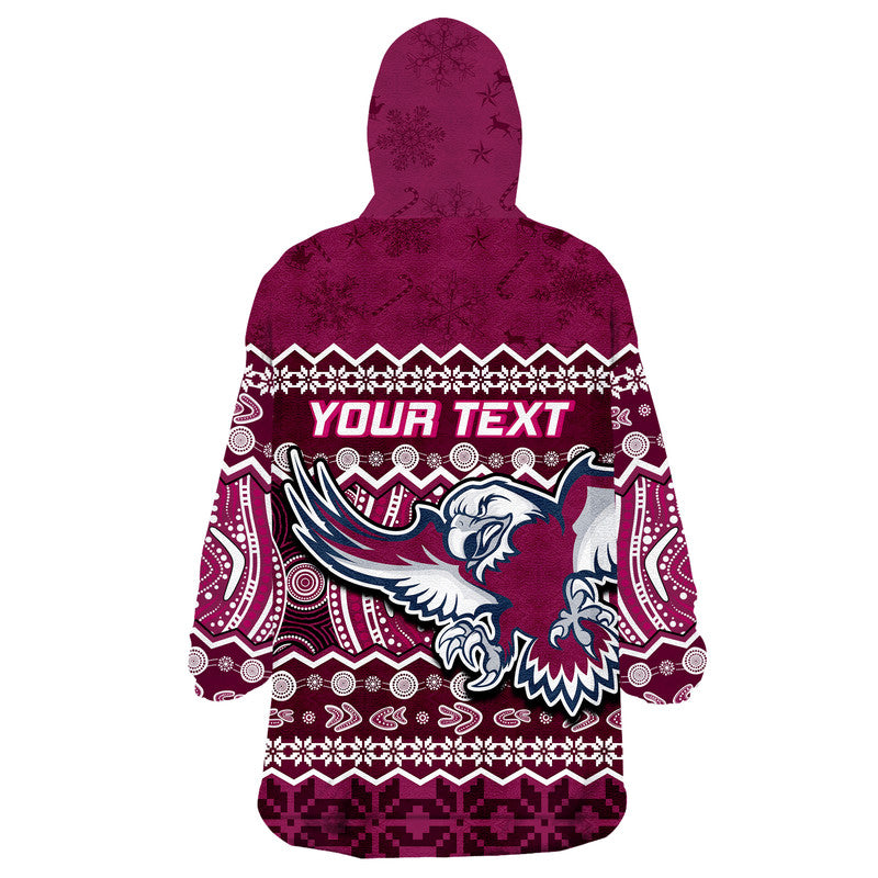 custom-personalised-manly-warringah-maroon-sea-eagles-christmas-vibe-wearable-blanket-hoodie