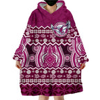 custom-personalised-manly-warringah-maroon-sea-eagles-christmas-vibe-wearable-blanket-hoodie