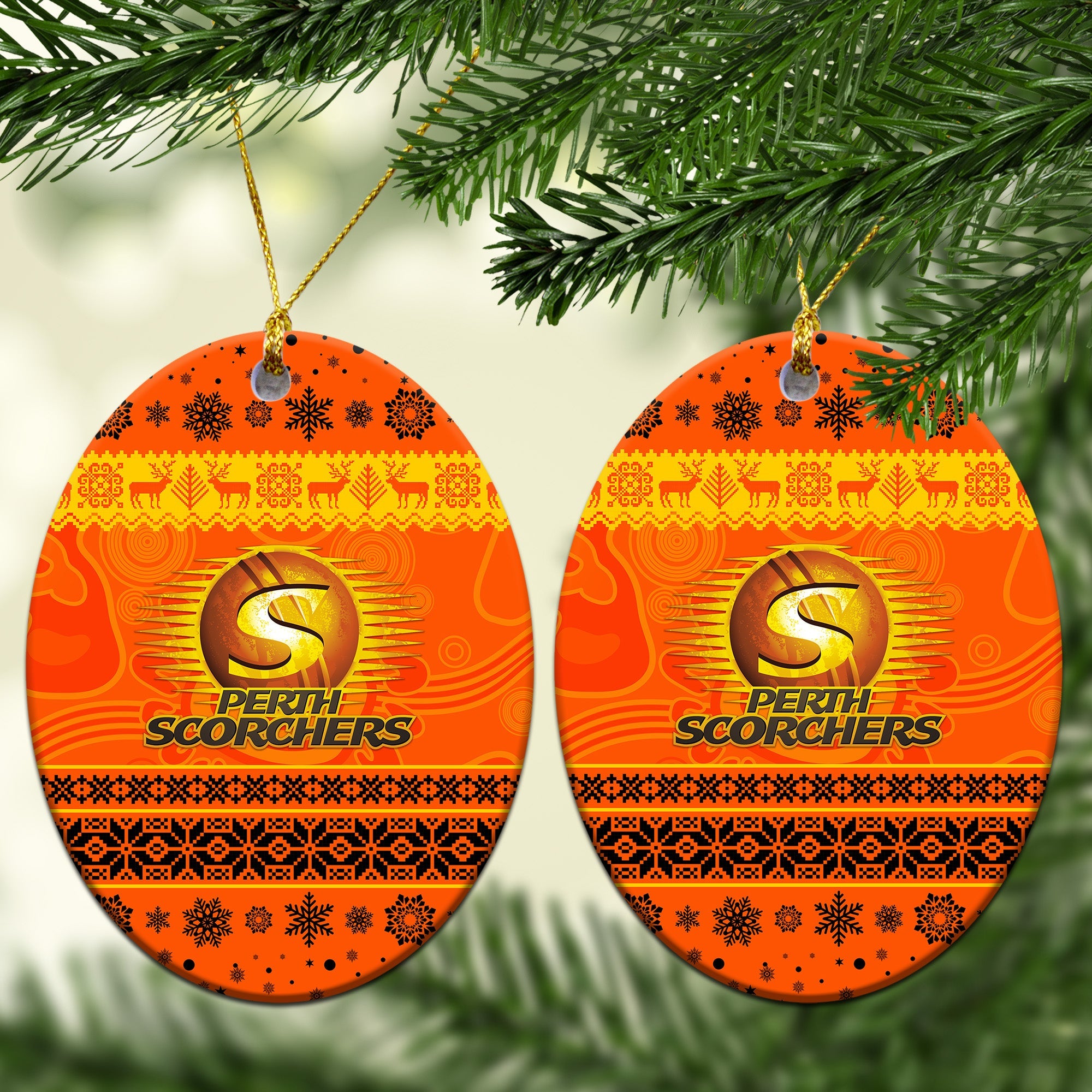 perth-scorchers-christmas-ornament-simple-style