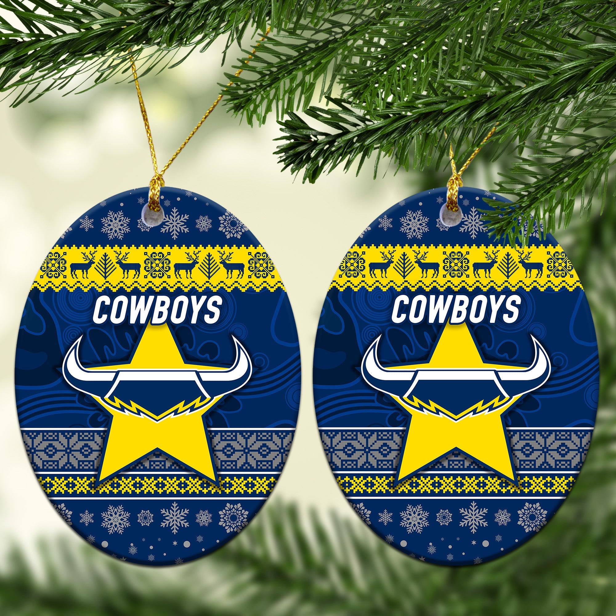 north-queensland-cowboys-christmas-ornament-simple-style