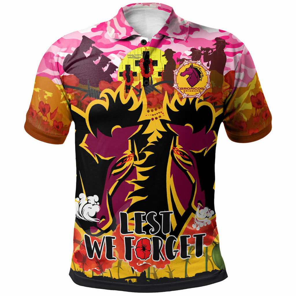 broncos-rugby-anzac-lest-we-forget-polo-shirt-custom-double-broncos-with-camouflage-and-poppy-flower
