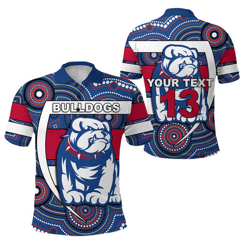 custom-personalised-western-football-bulldogs-polo-shirt-redamancy-indigenous-australian-custom-text-and-number
