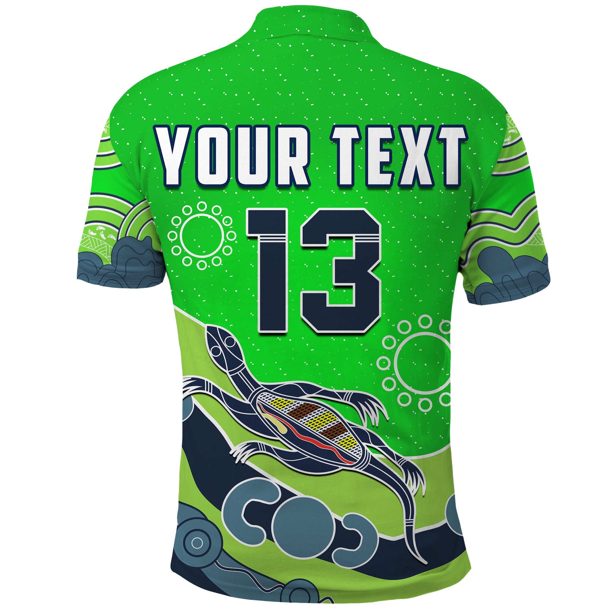custom-personalised-raiders-indigenous-polo-shirt-canberra-the-milk-custom-text-and-number