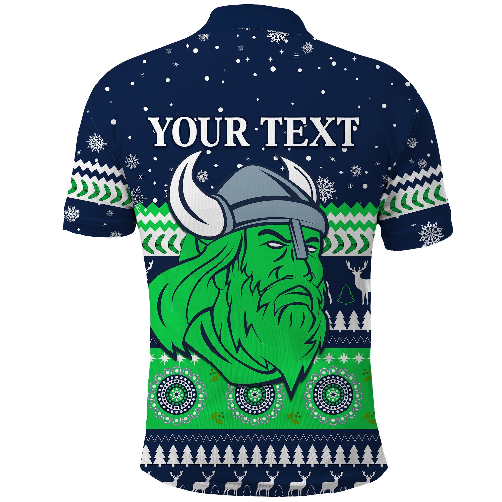 custom-personalised-raiders-polo-shirt-canberra-merry-christmas-the-milk
