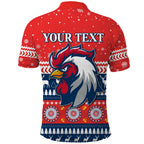 custom-personalised-roosters-polo-shirt-merry-christmas-sydney
