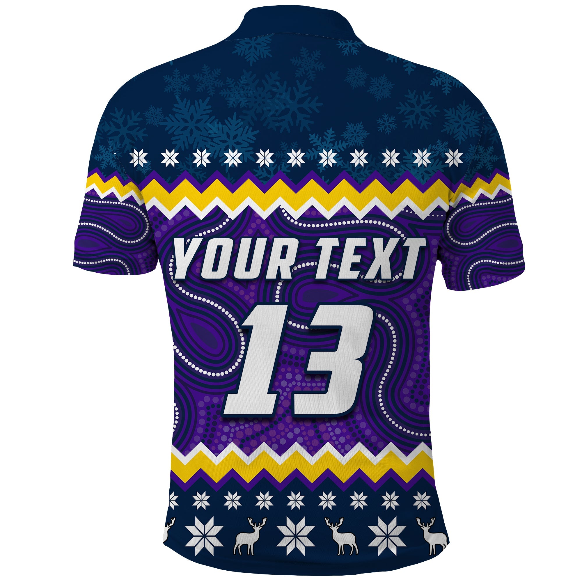 custom-text-and-number-storm-polo-shirt-christmas-melbourne-mix-indigenous